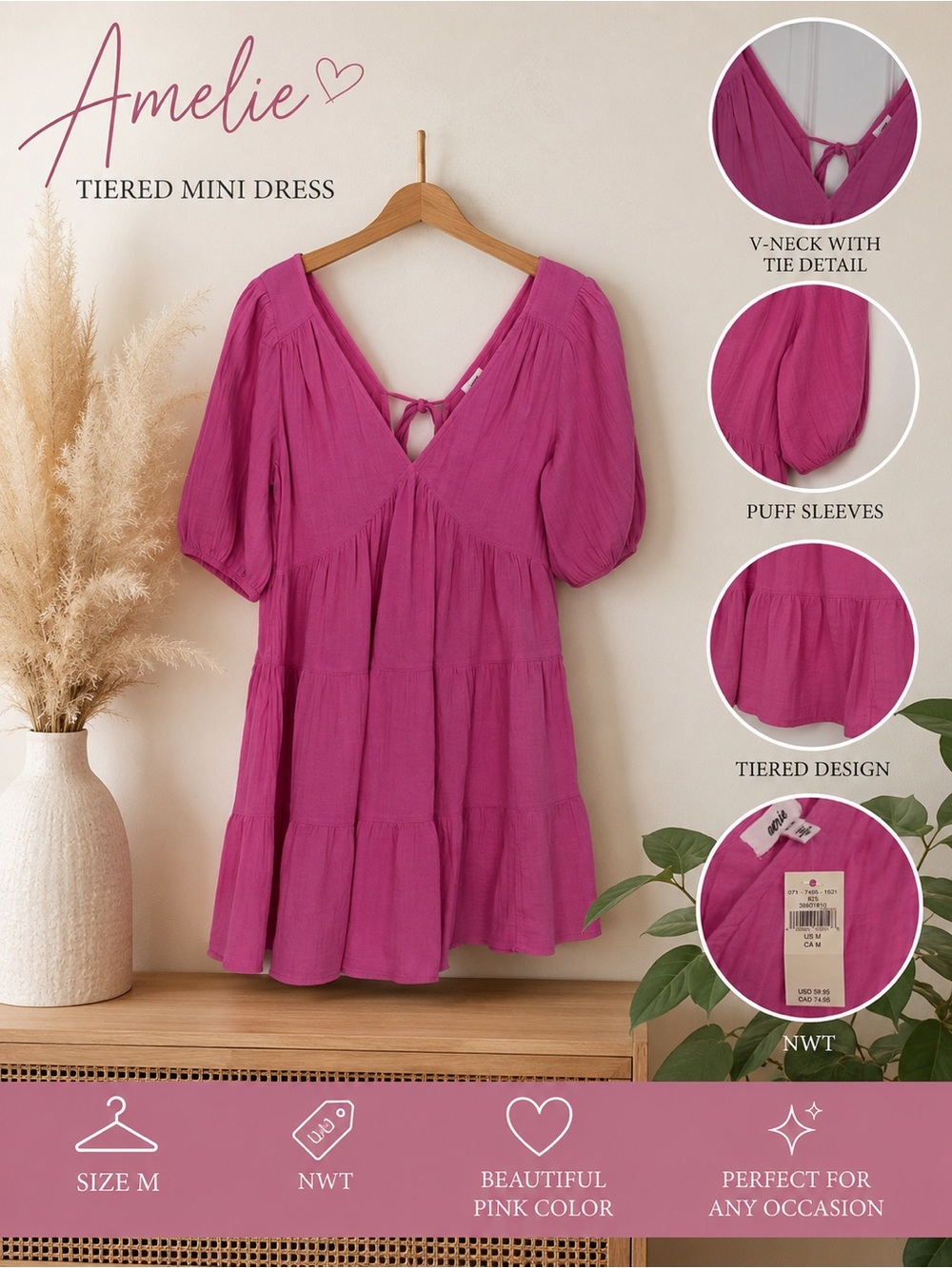 Aerie Pink Dress